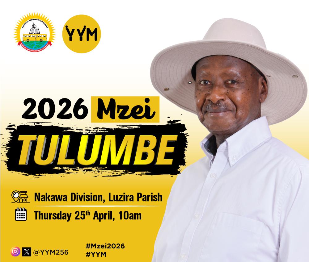 𝐘𝐞𝐥𝐥𝐨𝐰 𝐘𝐨𝐮𝐭𝐡 𝐃𝐫𝐢𝐯𝐞 🟡 Tomorrow we are all parading in Nakawa Division - Luzira Parish for the 𝐘𝐄𝐋𝐋𝐎𝐖 𝐘𝐎𝐔𝐓𝐇 𝐃𝐑𝐈𝐕𝐄 💡 The Yellow Youth Movement (𝐘𝐘𝐌) will be on ground interacting with everyone as we rally support for Mzee @KagutaMuseveni for his
