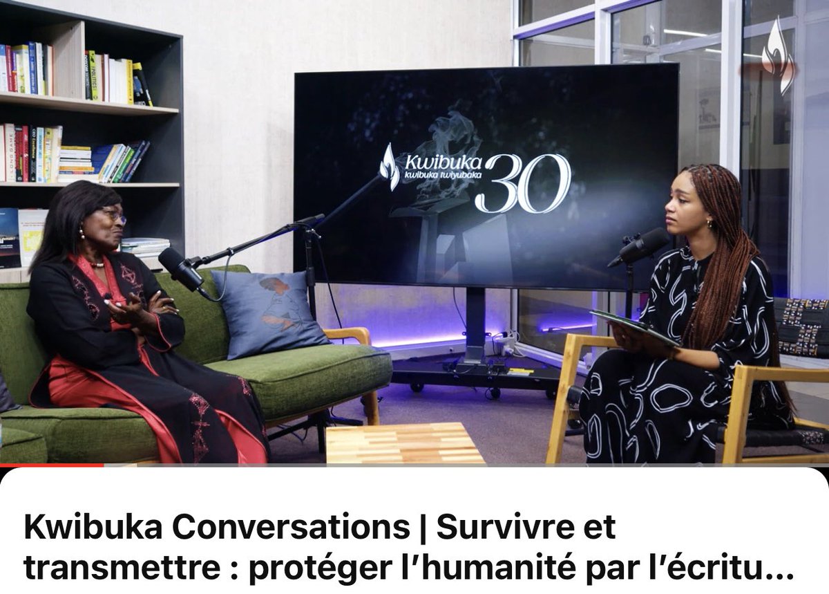N’oubliez pas de suivre notre conversation avec Yolande Mukagasana, la voix du courage, de la résilience, de la combativité, de la radicalité et de la paix. ✊🏽💜 #Kwibuka30 #GénocideperpétréContrelesTutsi youtu.be/ZPaCOUoTXi0?fe…