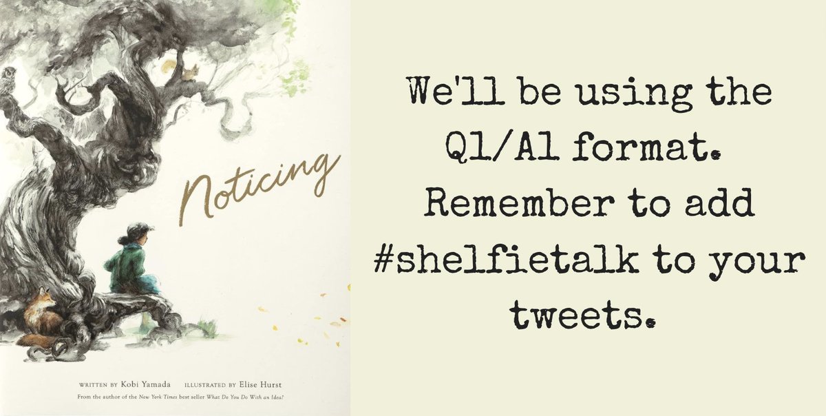 Question 1 will be coming right up! #shelfietalk