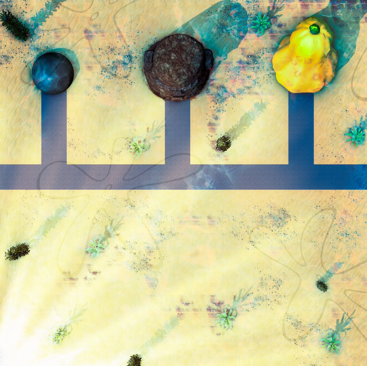 Eu fiz algo...⭐️🧽
<a href="/CaligrafoTV/">Calígrafo</a> <a href="/SirCrazyUm/">Sir</a> 
#FendaDasCalçolasRPG

(Sim, é um mapa gratuito kssk)