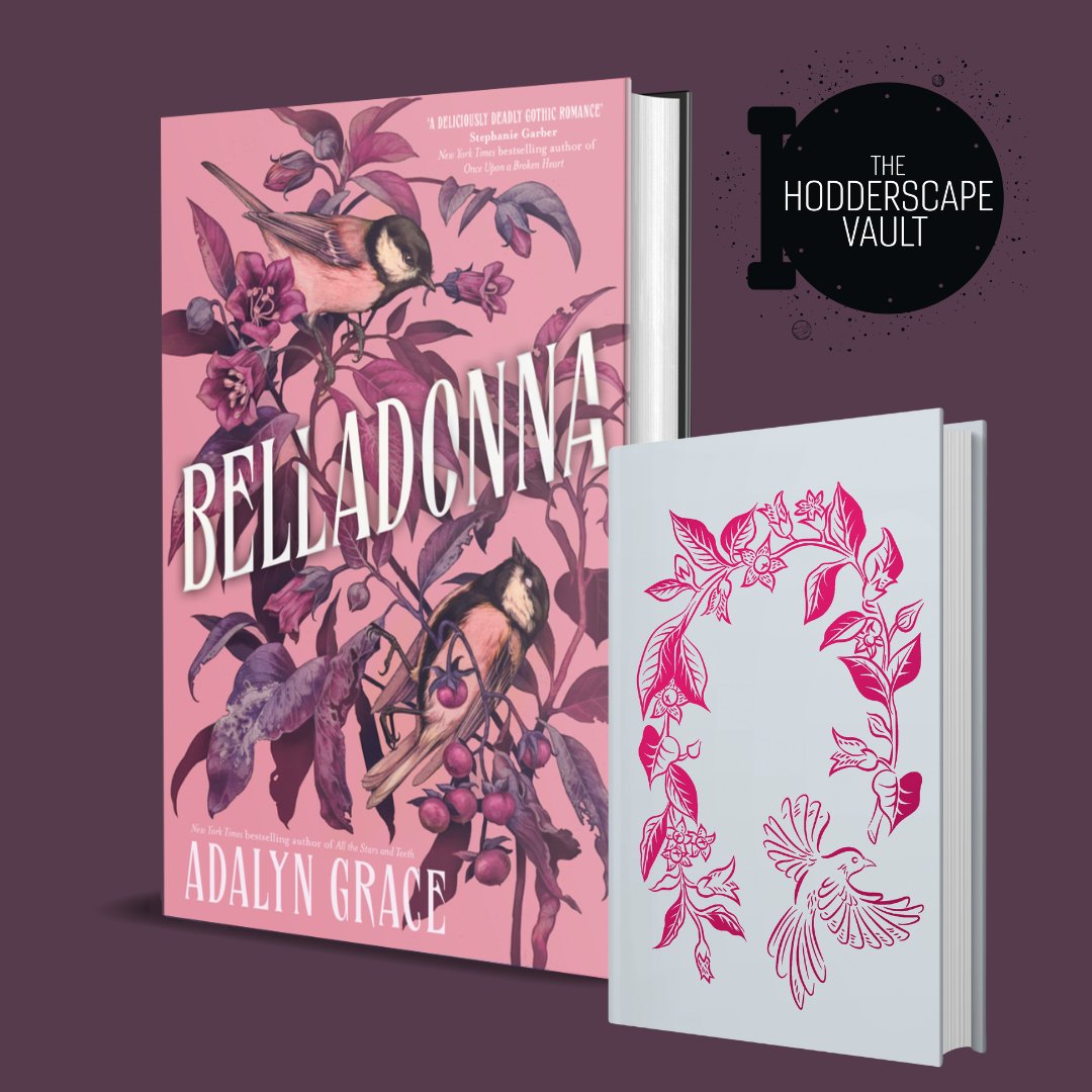 Releasing from the @hodderscape Vault in June, Belladonna gets a new colour variation cover, new foil design on the boards and a letter from @AdalynGrace_ bound into the front of the book. Gothic murder mystery phantasmagoria never looked so good: bit.ly/4dbvME0
