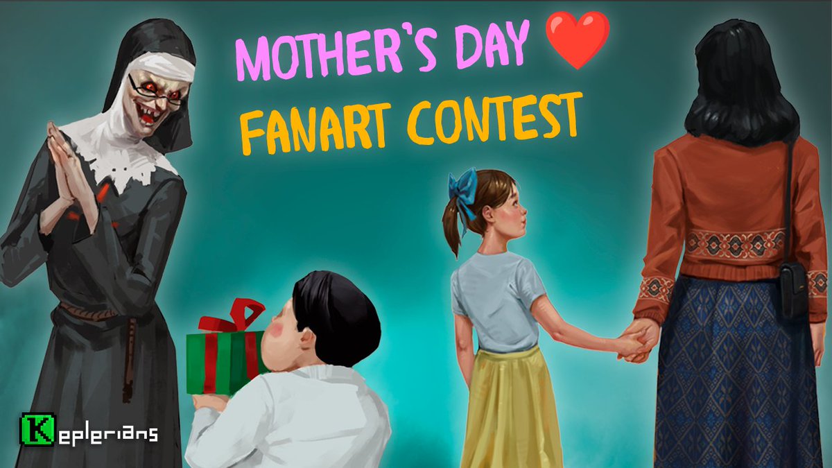KepleriansTeam's tweet photo. Join our celebration! ❣️ Create your finest #FanArt depicting a mother &amp; child from the Keplerians Universe! 👩‍👧 The winner will be featured in Rod's room in the #IS8 True Ending Update! 🏭 Top 3 entries receive prizes 👀 Send entries to socialmedia@keplerians.com or our #Discord https://t.co/b57a26hEJP