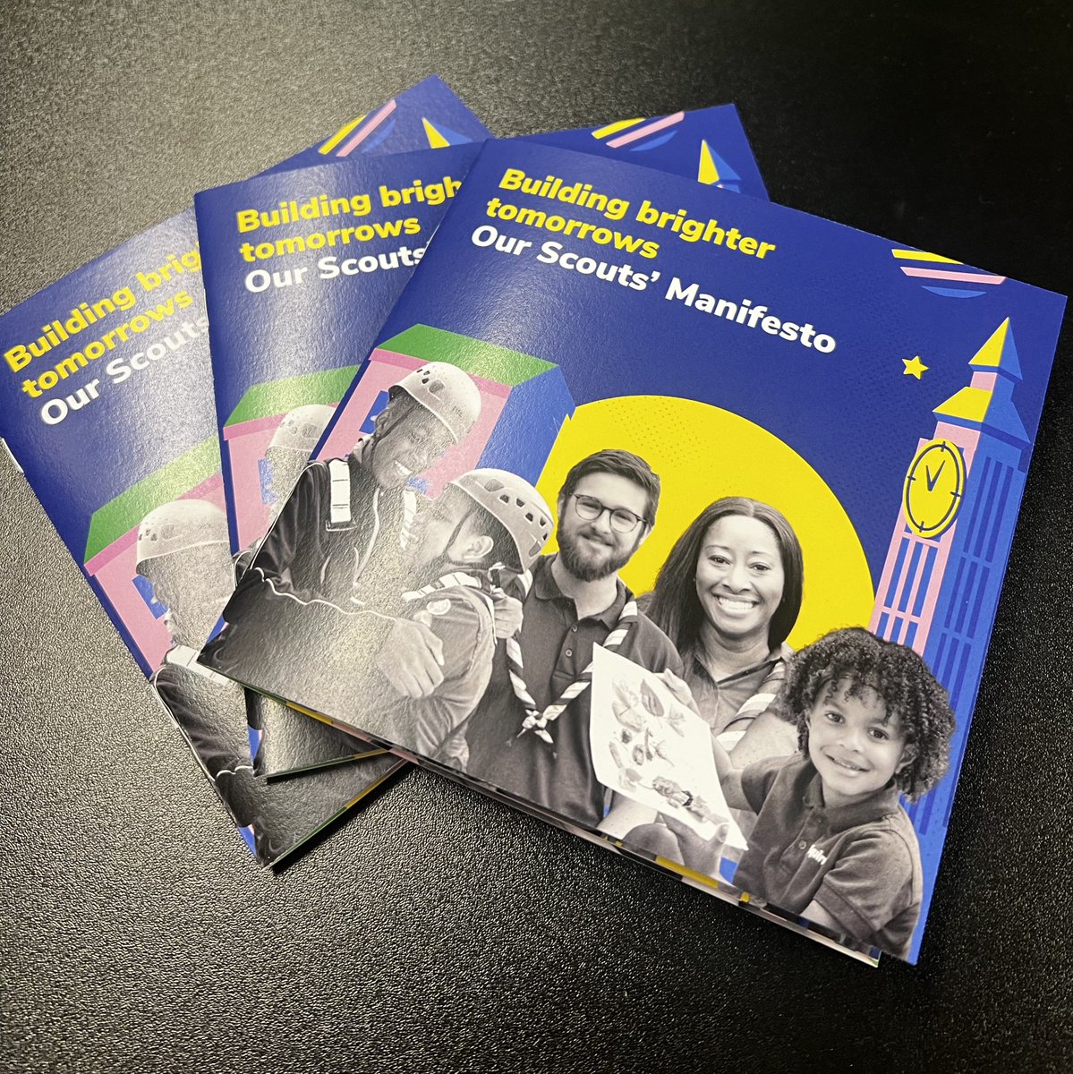 Our Scouts' Manifesto booklet is looking amazing!

I'm incredibly proud of the collective effort put forth by our young people, volunteers, policy and wider design team... and this is just the beginning!

scouts.org.uk/about-us/our-c…

#BuildingBrighterTomorrows