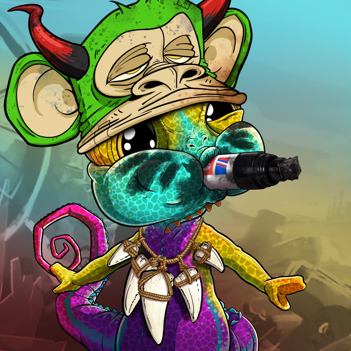 NFT PFPs &amp; Identity
Ever notice how you start to recognize someone online just by their profile picture? With NFT PFPs, it’s like recognizing faces in real life. Sticking with the same NFT PFP helps build that instant identity.
➖
Spunky by AIOW Symbols
See a 🟢 next to someone’s