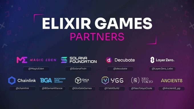 0xHANTW's tweet photo. 🔥 HAN x Elixir Games 🔥

項目介紹：@Elixir_Games

項目簡介：
Elixir Games 是一個 Web3 遊戲生態平台，他們以 IGO（首次遊戲發行）的形式孵化新的 Web3 遊戲，致力於為玩家、開發者和企業提供無縫的首選體驗，解決當前 Web2 與 Web3 遊戲市場中的各種差距，並推動遊戲領域的創新和發展。。
目前 Elixir Games 平台已經上線了超過 130 款遊戲，為玩家用戶提供了多樣的體驗選擇。

項目融資 + 夥伴關係：
Elixir Games 擁有強大的融資背景，目與 @MagicEden、@SolanaFndn、@LayerZero_Labs、@chainlink 達成戰略合作，並獲得了高達 1400萬美元的種子輪融資。
日前 Elixir Games 還宣布了與 Seedify 的合作，令人非常的期待。

鑄造資訊
總供應量：999 
鑄幣價格 ：Free（Solana） 
鑄造日期：4/25 
區塊鏈：Solana Chain
鑄造網站：MagicEden

持有者可以選擇燃燒 NFT 以獲取 $ELIX 代幣空投，或者選擇 NFT 保留到下一期 IGO 的參加權。

官方連結：
Twitter ：https://t.co/eGVadsdwL4
IDO 網站 ：https://t.co/q473Yo7hro
任務網站：https://t.co/pv1lliQ0CI

結尾：Elixir Games 擁有堅強的融資背景以及良好的戰略合作夥伴，且前一期的 IGO 表現優異，可以關注這次的 IGO 狀況，相信可以有一個漂亮的成績。

⚠️最後，還是要呼籲一下，投資盈虧自負，研究好每個項目並上自己能夠承受的範圍，才能夠準確的看待每個機會。🫡