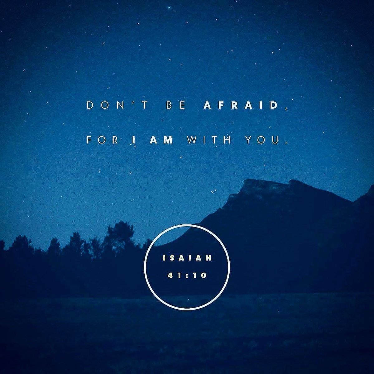 Don’t be afraid. God is with you. ❤️ 
#dontbeafraid #godiswithyou #godwillhelpyou #godneverfails #youversion