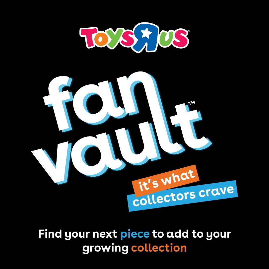 Unlock the Toys R Us Fan Vault for the ultimate collection of collectibles – add to your growing collection by shopping the vault here bit.ly/3VnEoRw