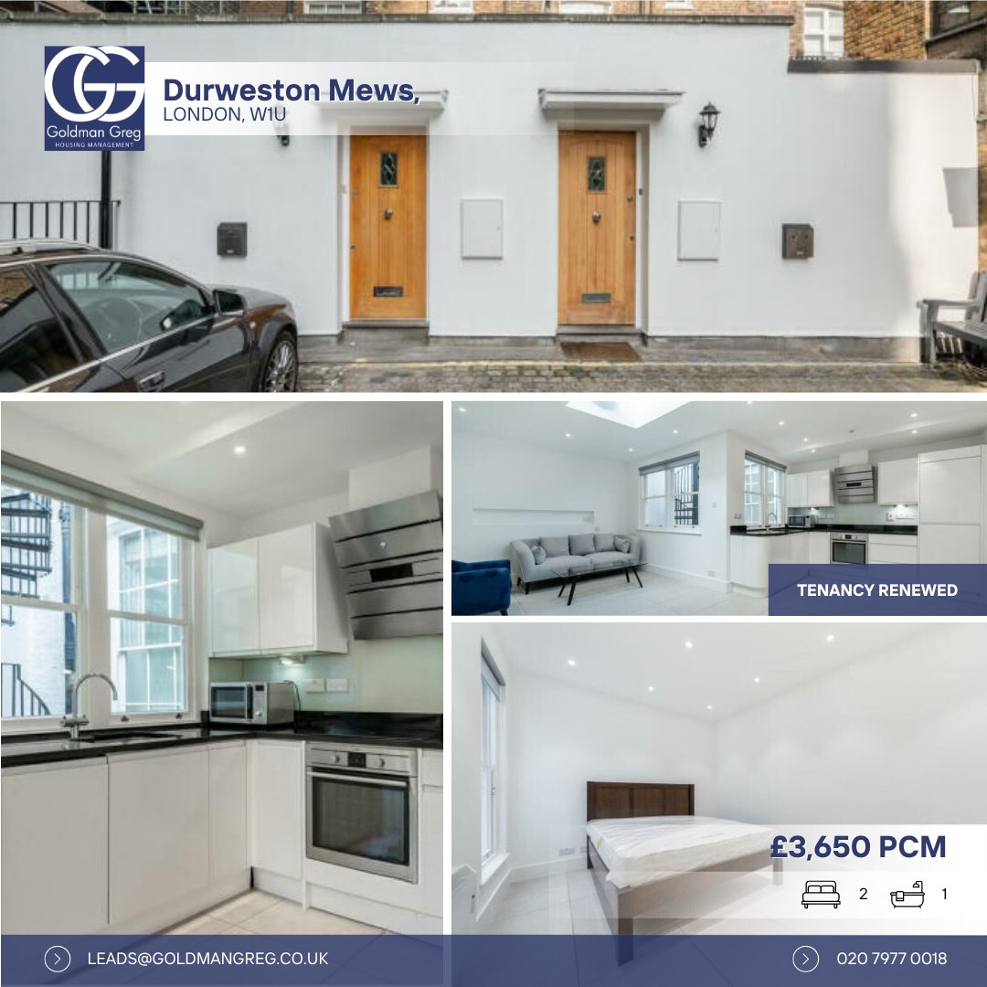 Just renewed: Stunning 2-bed steps from Baker Street, W1U. Achieved £3,650 PCM with 15% increase for landlord. Contact us for tenant success!.

📞 +442079770018
📧 leads@goldmangreg.co.uk

#realestate #housingmanagement #london #londonproperties #tenancyrenewed