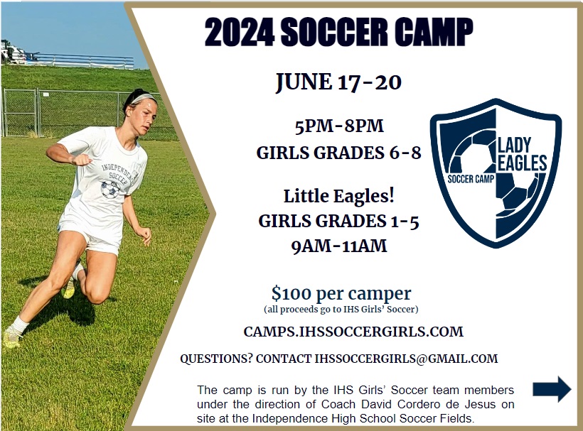 Register today for summer camps at camps.ihssoccergirls.com