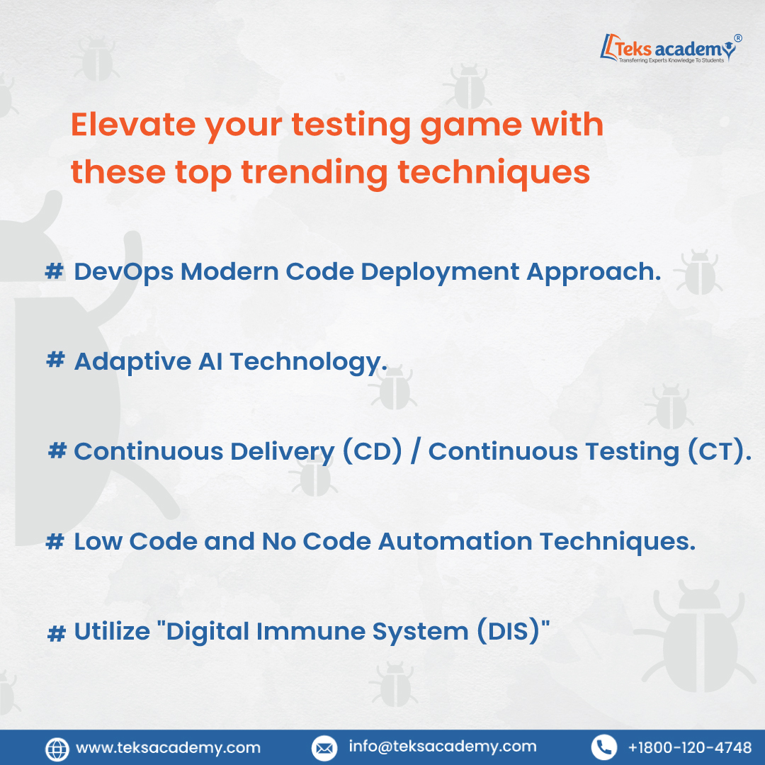 🚀 Dive into the Future of Testing! 🌟 Elevate your game with the hottest trends in tech!
 
#softwaretesting #testing #softwaredevelopment #automationtesting #softwaredeveloper #manualtesting #NitinGadkari #CongressMuktBharat #SachinTendulkar #T20WorldCup2024