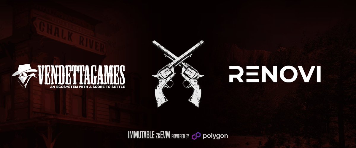 🚀 Big news!

@VendettaGamesHQ has partnered up with @RenoviHub to offer immersive in-game advertising within our ecosystem.

This partnership will enhance your gaming experience, bringing innovative monetization strategies, while maintaining the Wild West integrity of