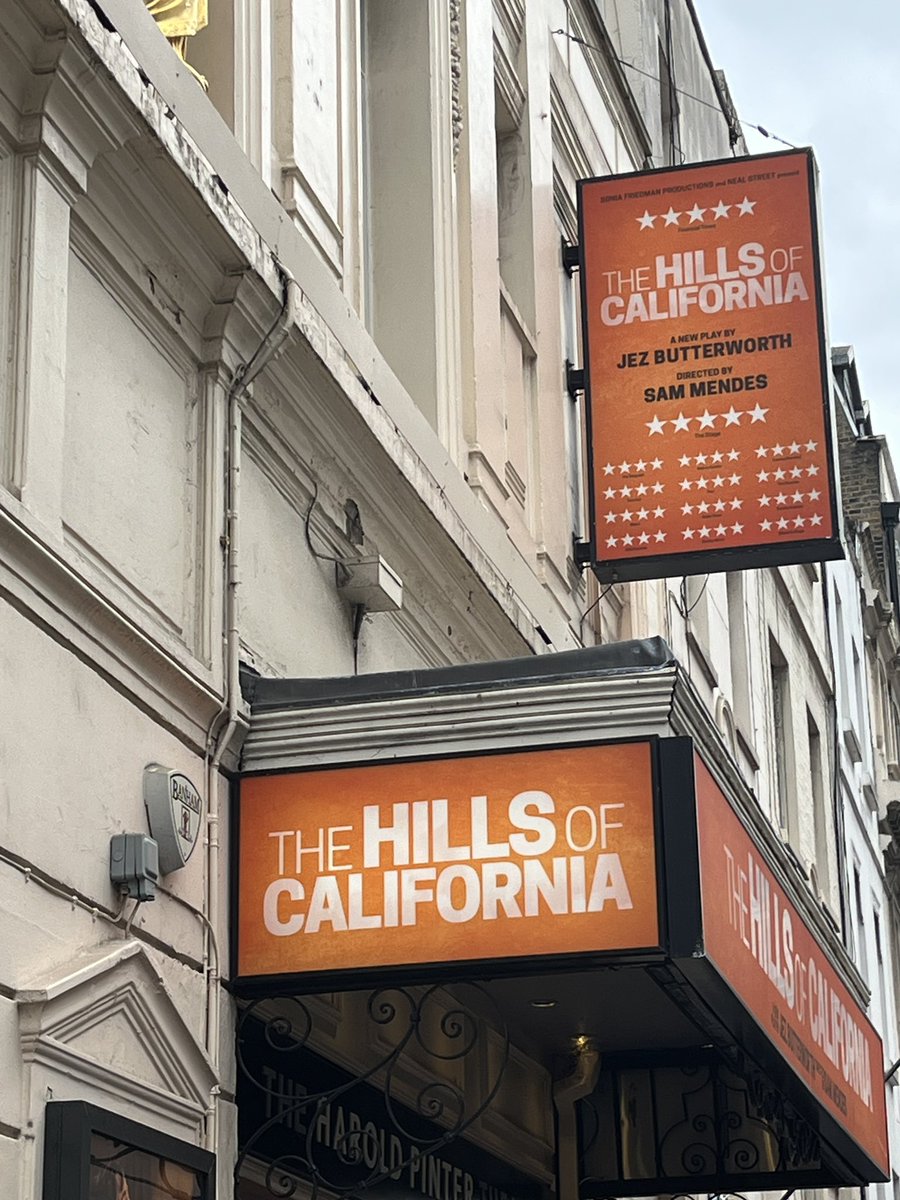 Love a midweek matinee @HOCThePlay #TheHillsOfCalifornia