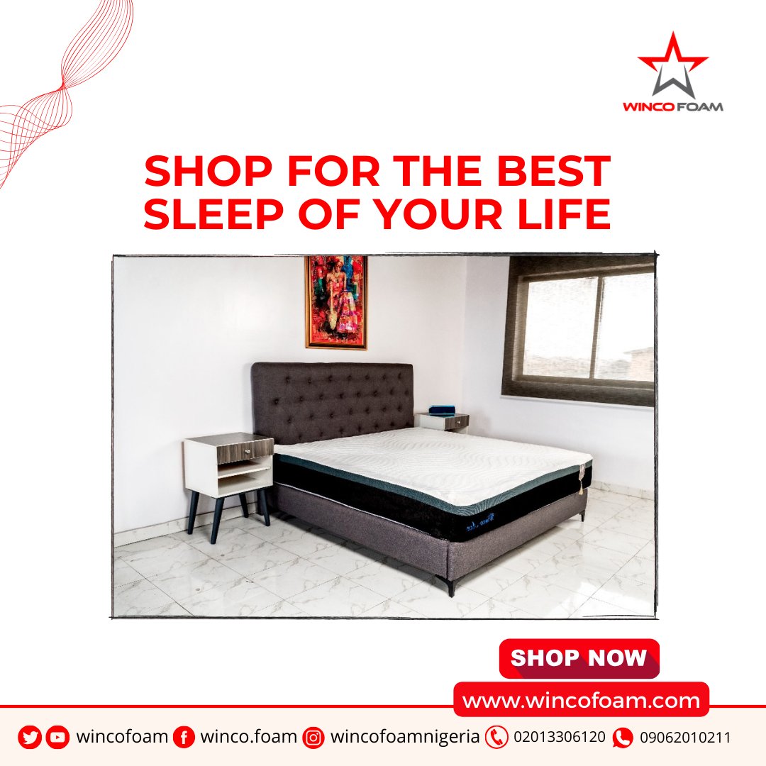 Shop now and treat yourself to the gift of better sleep. Your body and mind will thank you for investing in your well-being. Sweet dreams are just a click away!

Visit wincofoam.com

#wincofoam #ShopWincoFoam #BuyMattressOnline #ShopQualityMattress #BuyGoodMattress