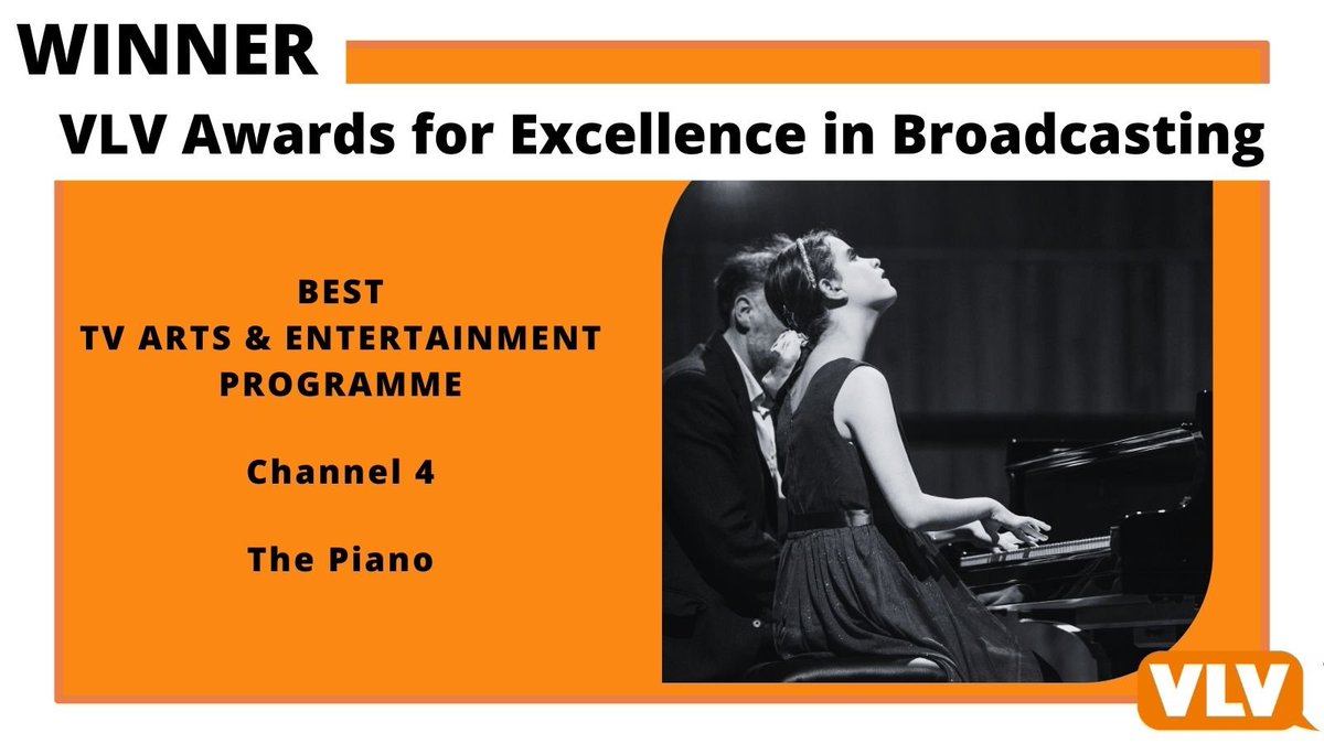 Huge congratulations to @LoveProductions & the team behind 🎹 🙌 🎹 🙌 🎹 🙌 The Piano @lang_lang @mikasounds @ClaudiaWinkle for winning the VLV Award for Best TV Arts & Entertainment programme.... & for the most tears shed per episode!!!