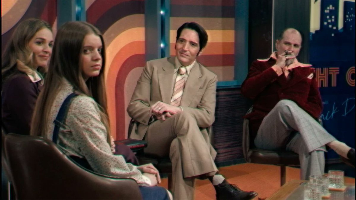 #LASTNIGHTSMOVIE Late Night With The Devil.
Found footage of a (had to be) 70s Talk Show that dabbled with exorcism. It's a LOT of fun. Very inventive, great script and characters. And for a movie set in one place, it twisted its tone + tightened its grip with panache. Loved it.