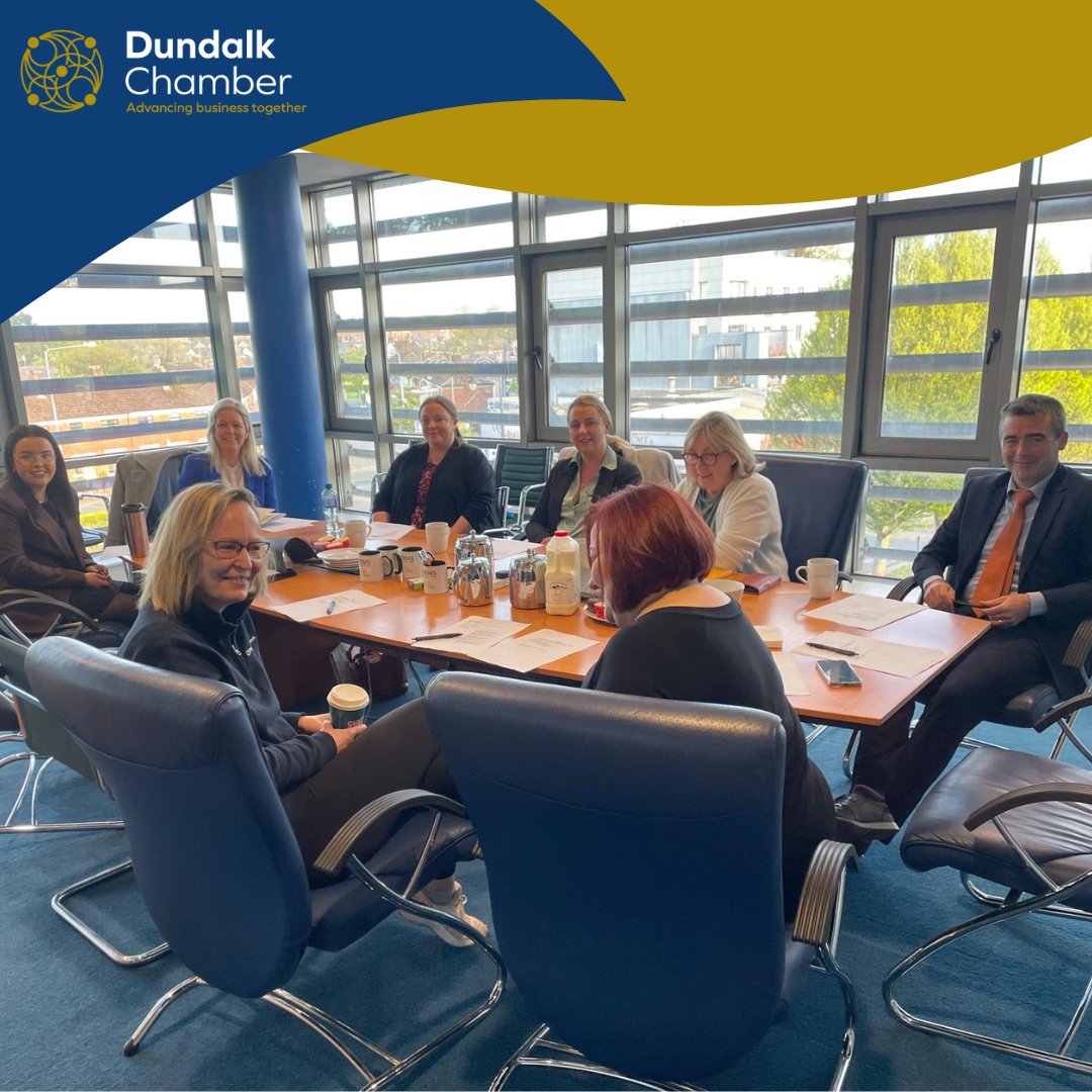 Great turnout for the @DundalkChamber Council meeting this morning in Pet Safe Dundalk. A big thank you to Barbara & Jenny for the tea coffee and goodies #meeting #dundalk #tidytown #networking