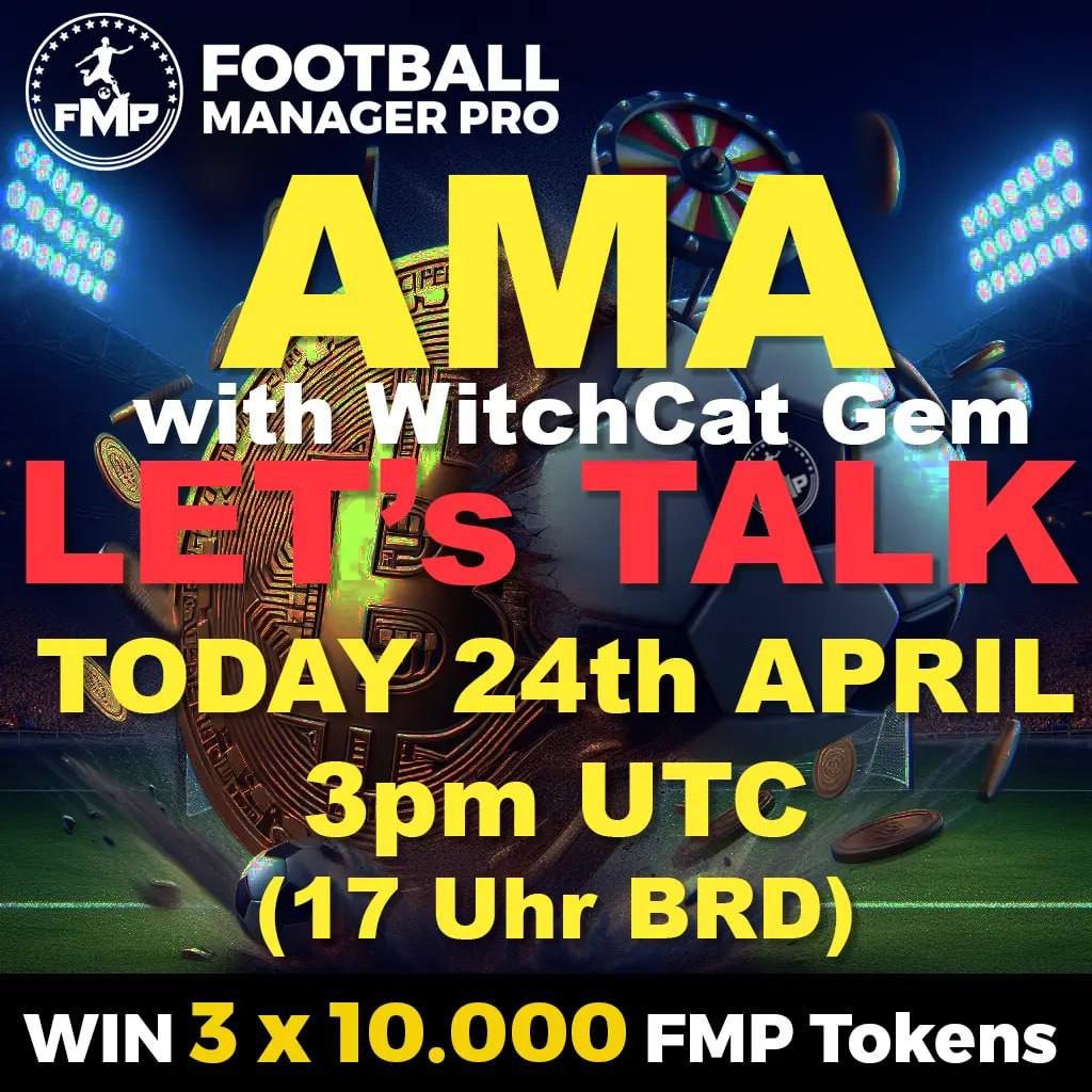 AMA with @fmptoken 
Please join our Telegram group to participate
Giveaway: 3 x  10,000 FMP Tokens
