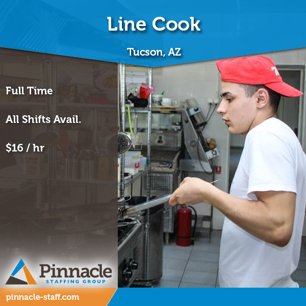 We're searching for a Line Cook for a casual dining restaurant in Tucson!

indeed.com/job/line-cook-…

#tucsonjobs #cookjobs #linecookjobs #restaurantjobs #applynow #nowhiring