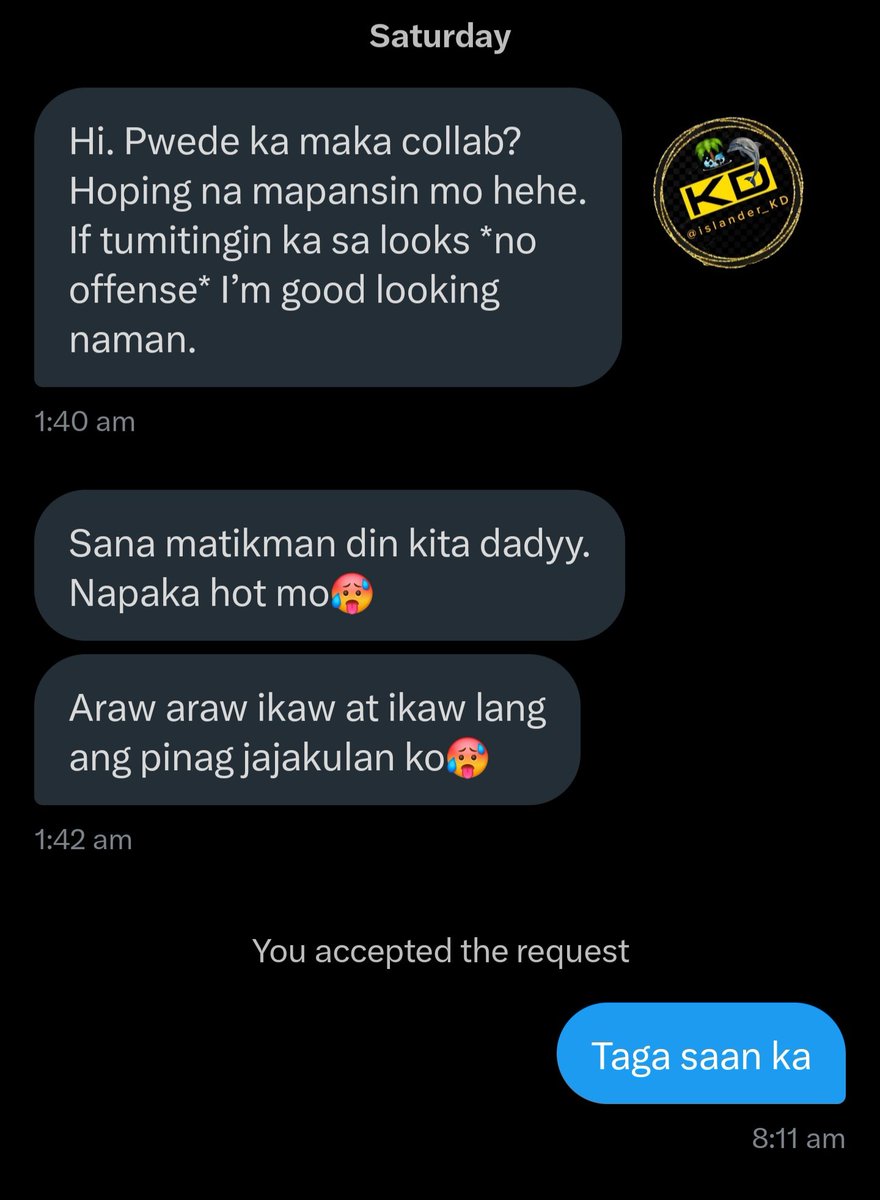 islander_KD's tweet photo. KD | CALL CENTER AGENT
‼️New on my TG CHANNEL ‼️ 

PART 1: May napasaya na naman tayo mga lods. Sarap niya dumila. 

Full video is on my TG CHANNEL.  DM me to avail and subscribe. https://t.co/VomVGiKwGC