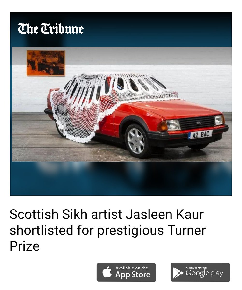 #Scottish #Sikh #artist #JasleenKaur shortlisted for prestigious #TurnerPrize 
#London  #Scotland tribuneindia.com/news/diaspora/…