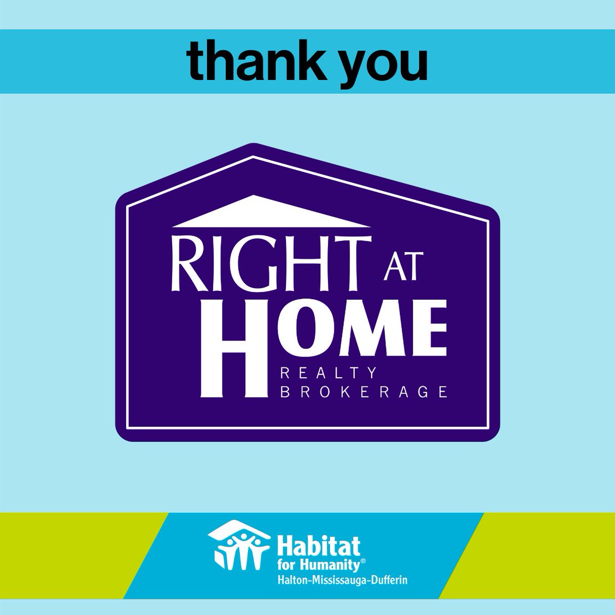 Today, your donation will make a difference, thanks to the generosity of Right At Home Realty. They have boosted the campaign with an additional donation of $3,500!! Donate today: habitathm.ca/donate #HabitatHMD #SpringGiving #GiveToday #DoubleImpact