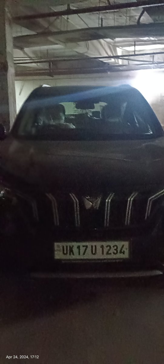 smartfriend42's tweet photo. @uptransportdept @SHObisrakh car number UK 17 U 1234 is parked in the basement of galaxy north avenue 2, gaur city 2, greater Noida west since yesterdy with wrong flat entry made in security register. Elections are day after tomorrow. Please see it. https://t.co/nnqvhEU5Z5