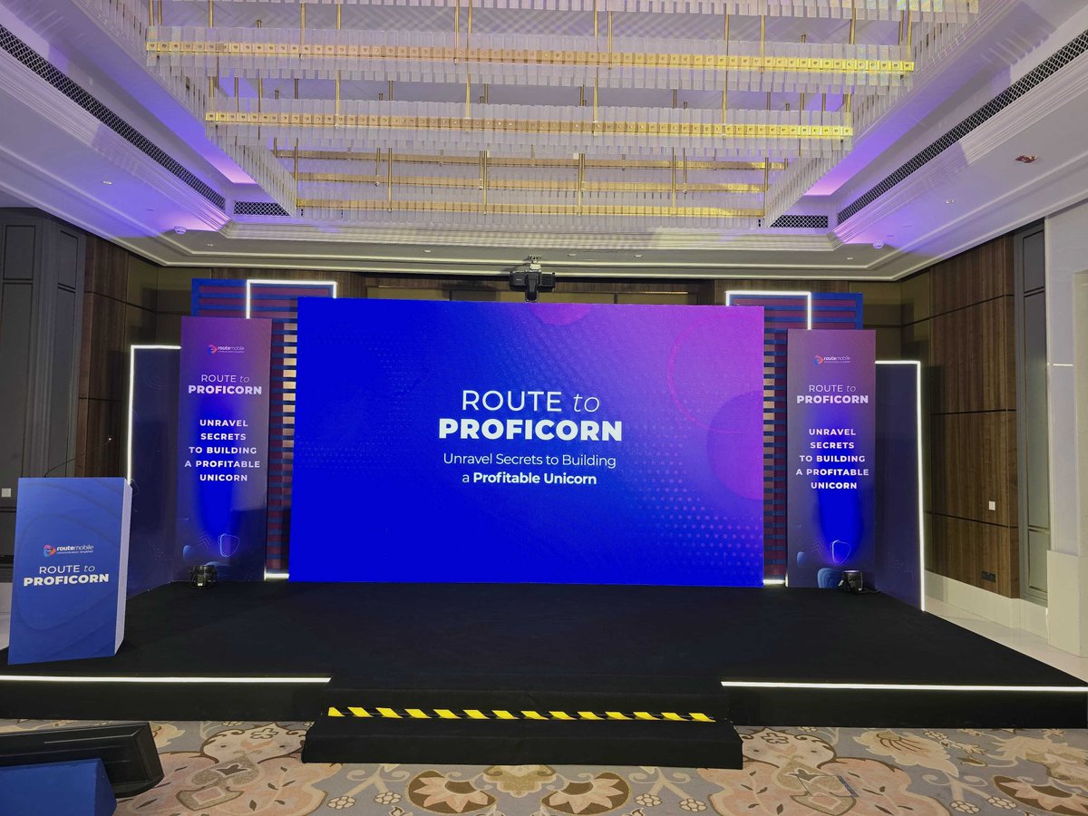 routemobile's tweet photo. Excited to kick off the #RouteToProficorn event tonight! 🚀
Follow our updates as we delve into the world of entrepreneurship with insightful talk from the serial entrepreneur. Let's elevate our journey together!

#StartupLife #Entrepreneurship #RouteMobile https://t.co/0zmilyjroT