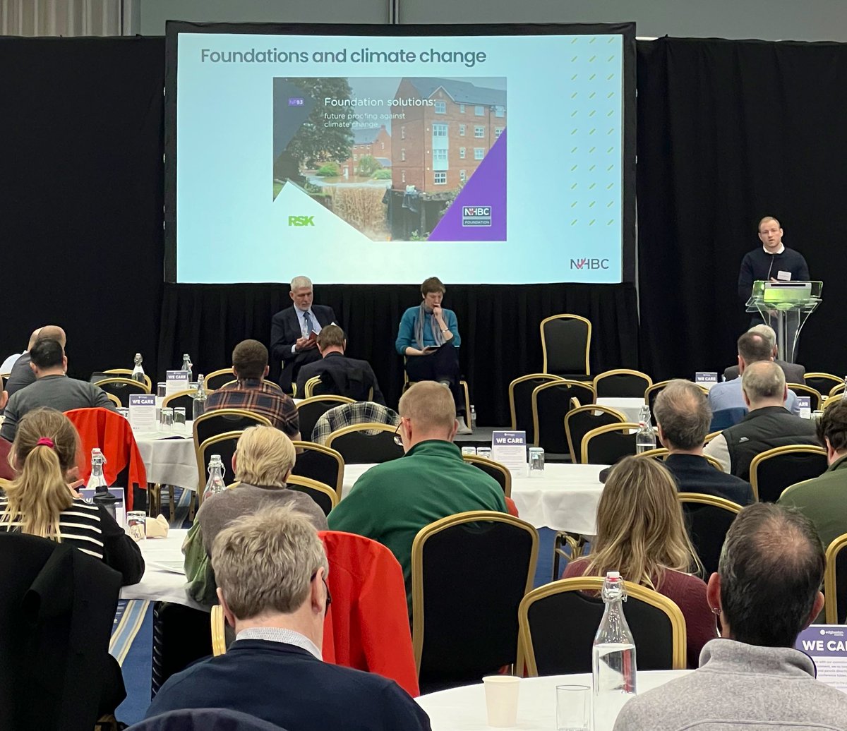 #TPBE5 Session Seven has begun, chaired by Jim Smith MICFor from the @ForestryComm and curated by @TDAG_TalkTree and @UDGUrbanUpdate. The first speaker is Daniel Hicks MCABE CBuildE who is sharing @NHBC’s standards and guidance on foundation design for trees & net zero carbon.