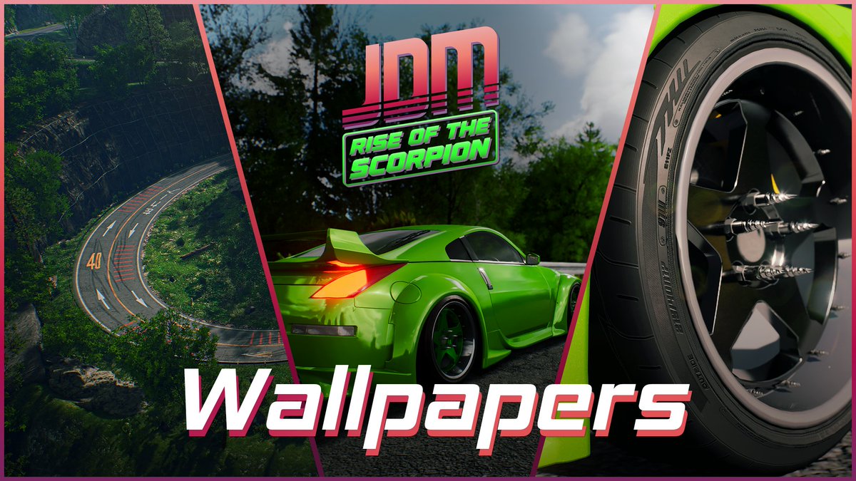 👾 discord.gg/japanesedriftm…
New wallpapers for you, Drifters!

Join our Discord server and choose from various high quality graphics. We added new wallpapers straight from the streets of the prologue JDM: Rise of the Scorpion. 🦂

#JDM #LetsDrift #Wallpapers #CarAesthetic
