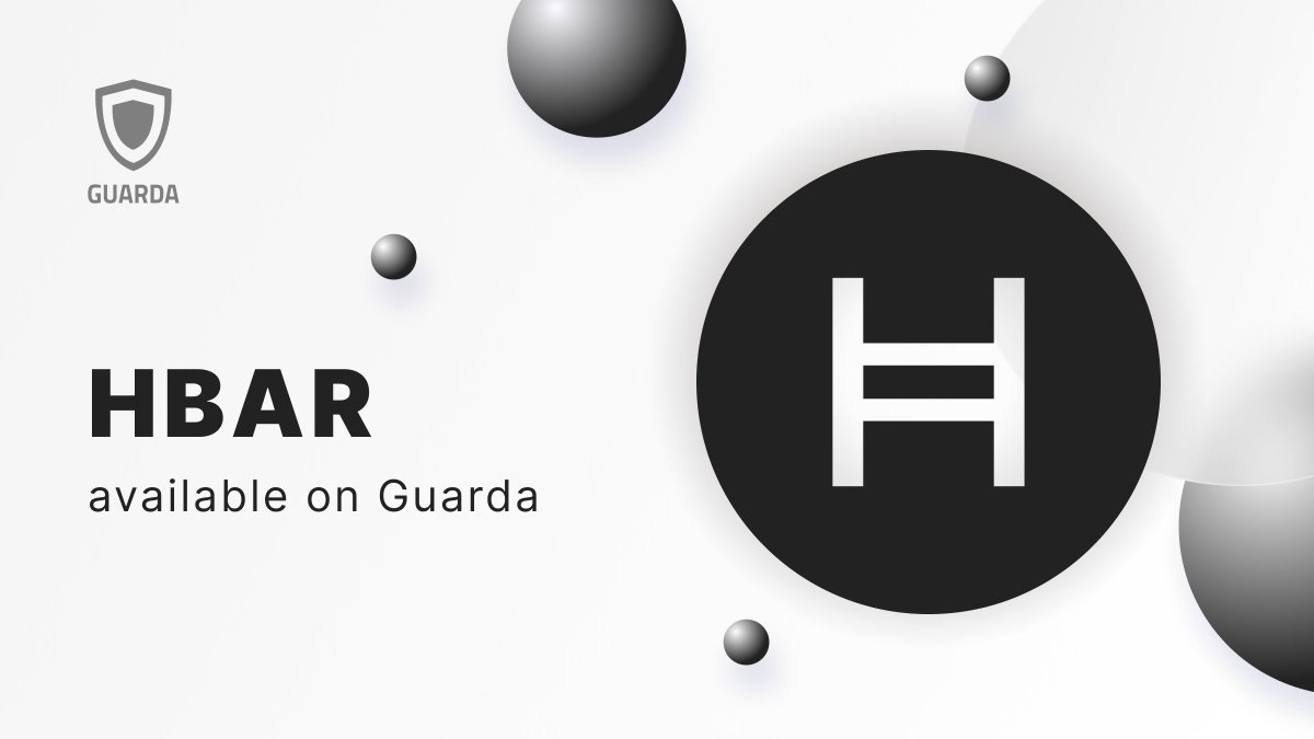 Manage your $HBAR effectively on @GuardaWallet! Discover @hedera's unique hashgraph technology, designed for enhanced speed and security in digital transactions. Seamlessly send, receive, and handle your #crypto holdings. Get your #HBAR wallet 👉 grd.to/ref/twi_app