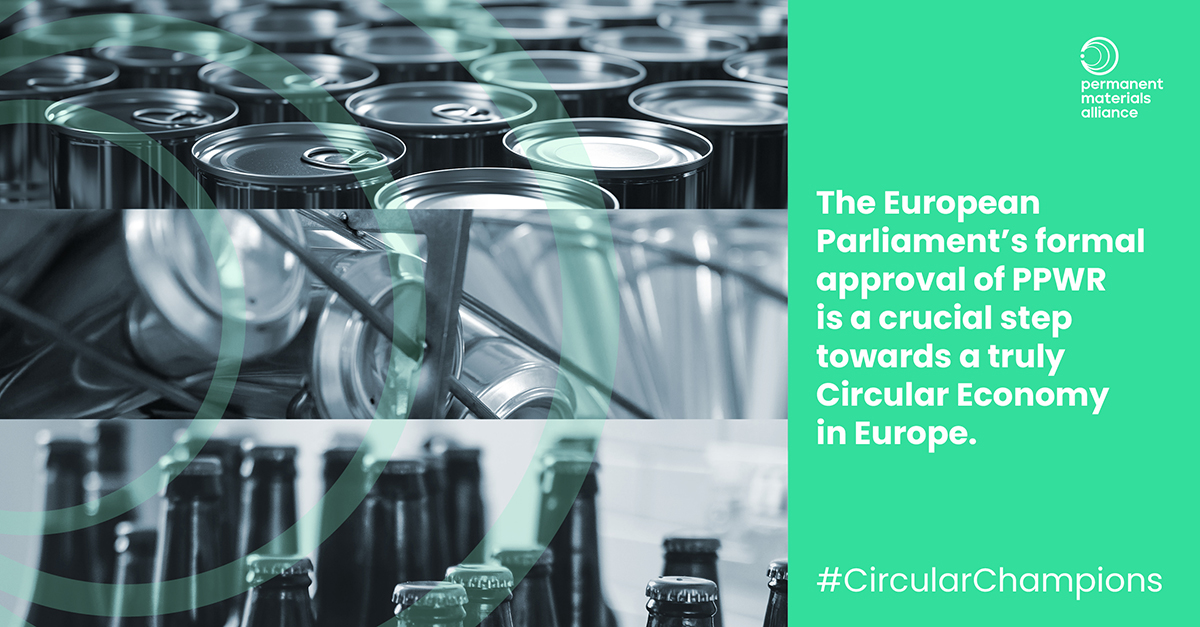 We’re pleased that @Europarl_EN has formally approved the Trilogue agreement on the Packaging and Packaging Waste Regulation (#PPWR) today.

We are now on the final stretch as we look ahead to its publication and entry into force this Autumn.

1/3