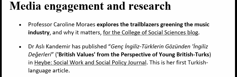 Delighted to be given space on @unibirmingham @CoSS_Birmingham  Weekly Brief with my very first Turkish-language article, published in @HeybeShsp  Social Work and Social Policy Journal! @UoBEdResearch #BritishValues

Get the 6th volume of Heybe here: lnkd.in/dbBCtQgg