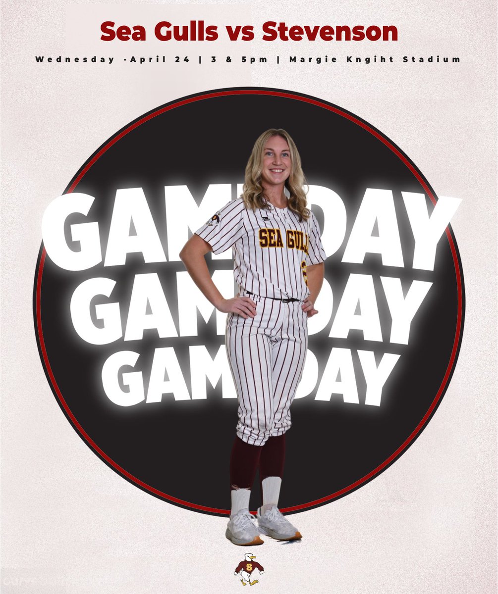 GAME DAY! When: Wednesday, April 24 - 3 & 5pm Where: Margie Knight Stadium Watch: suseagulls.com/sports/softbal…