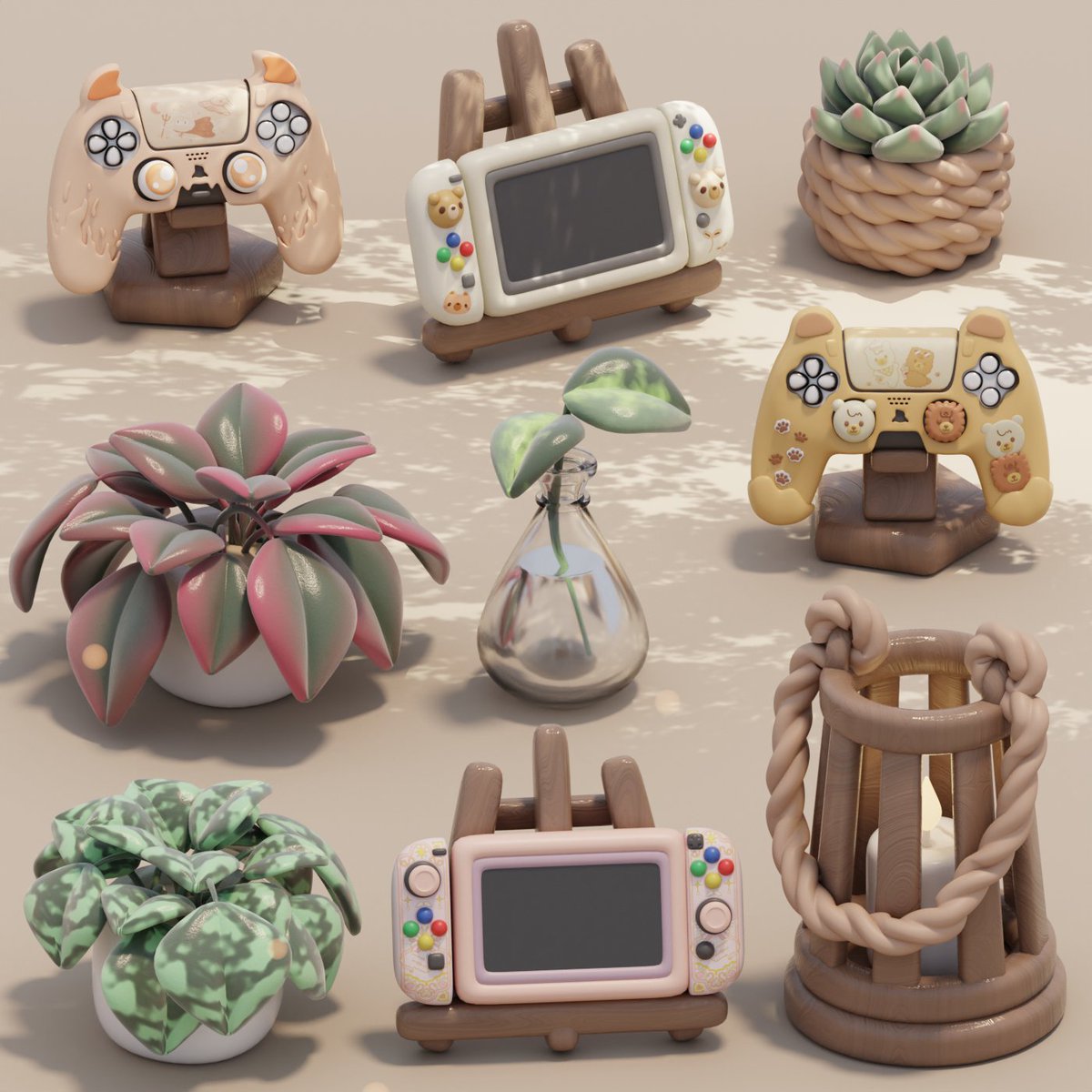 sysinacgi's tweet photo. Explore the immersive world of gaming with @PlayVitalGaming ๐ฎ Get ready to be enchanted by our cozy 3D isometric room illustration, coming your way in the next few days! This assets post is just a taste of the sweetness to come.
#BlendereD #B3D #PlayVital https://t.co/qaDtDFbRph
