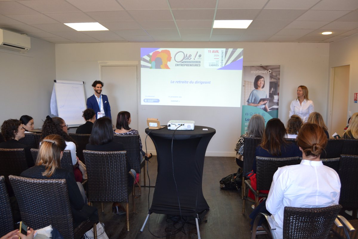 La Matmut a participé à l’événement 'Ose ! Le cercle business des entrepreneures' organisé par notre partenaire la @CCI_AMP ! 450 participantes ont répondu présentes à ce rdv d’informations dédié aux #femmes qui entreprennent. Un grand MERCI à la CCI Aix-Marseille-Provence 🙏