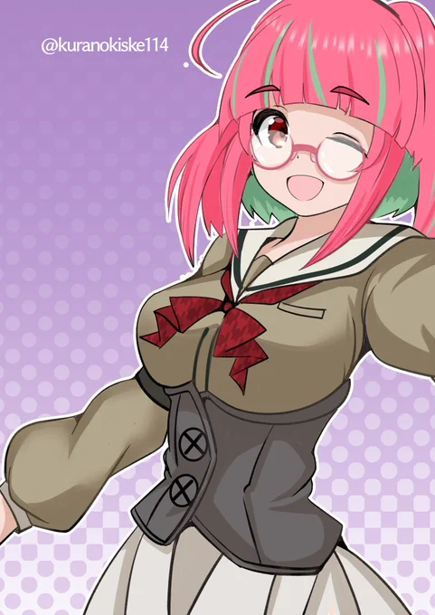 梅ちゃん(○ω○)(タグ間違ったので上げなおし#艦これ#梅 