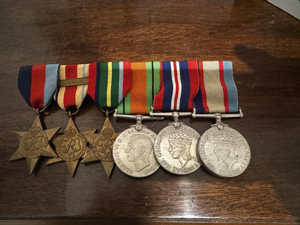 These are my dad’s medals. We of course pay tremendous respect to those who didn’t come home but dont forget those who did but as a different person , mentally or physically and the wife’s mothers, lovers and kids who missed out on a normal life. #anzacs