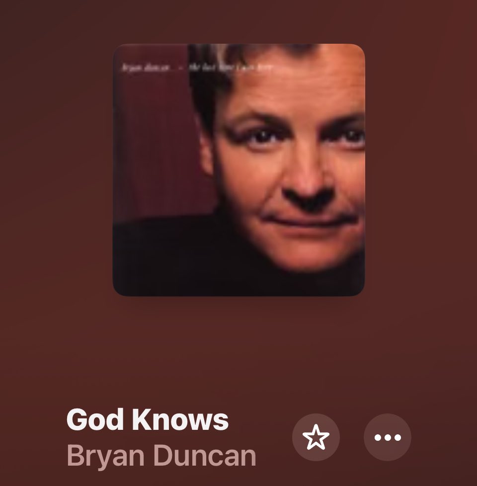 Today’s fave @Bryan_Duncan /@LunaticFriend2 song is “God Knows”
I’m glad He does, cause on any given day I haven’t got a clue.
#bryanduncan #lunaticfriend #JesusIsComingSoon #IFollowJesusBecause #ItsInTheBible #HeresYerSign #WordsToLiveBy #nutshellsermons #Jesus #Music #cool