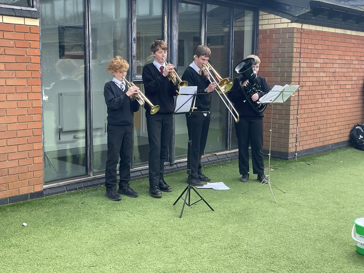 Some of our performers from days 1 and 2 of our Buskers Week! Our musicians are doing a fantastic job of entertaining the their peers during their lunch time performances! Keep up the great work.