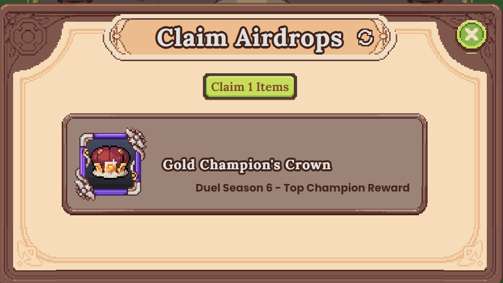 My crown is here #DFK <a href="/DeFiKingdoms/">DeFi Kingdoms 🔺🌿</a>