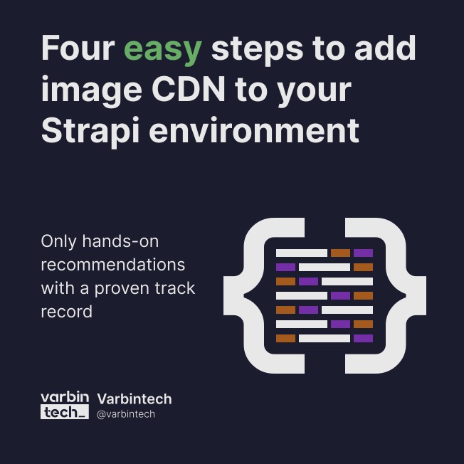 Problem w images solved via CDN, Front-end drama averted

The Varbintech Team and I recently released a new branded serverless environment for our case studies. The main idea was to follow the Jamstack architectural approach, which decouples the Front-end layer from data and