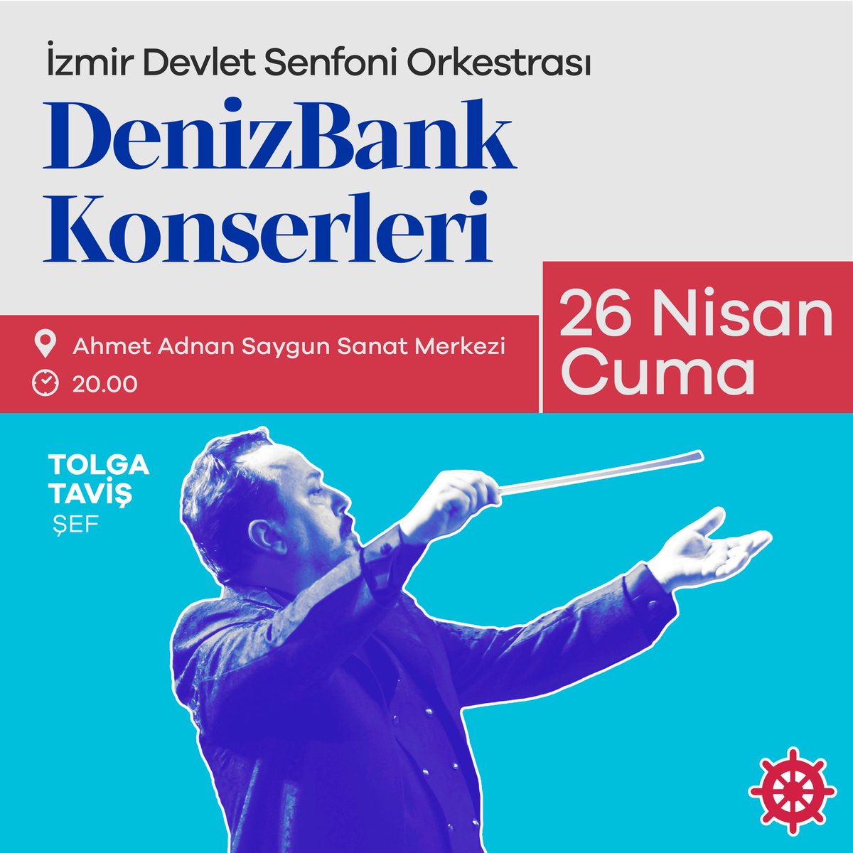 İzmir Devlet Senfoni Orkestrası DenizBank Konserleri, 23 Nisan Ulusal Egemenlik ve Çocuk Bayramı konseri ile devam ediyor! ✨ Bu unutulmaz konsere tüm sanatseverler davetlidir! #SanataDesteğinİlerisiDeniz #DenizBank #İZDSO #DenizKültür