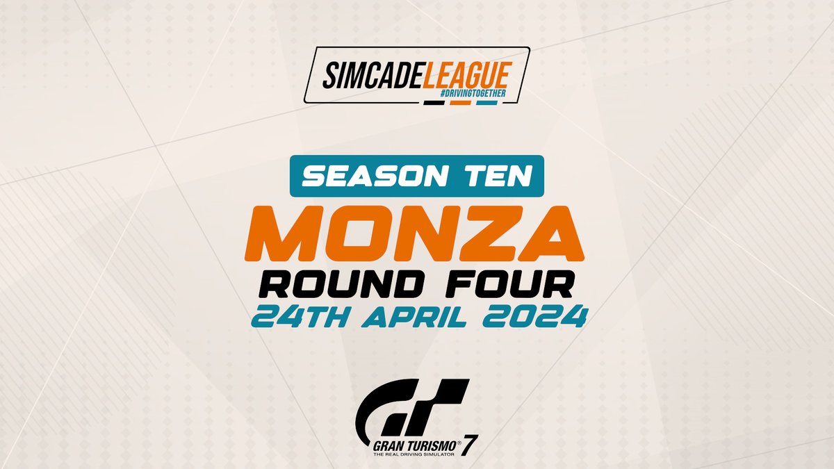 Tonight we are back on <a href="/thegranturismo/">Gran Turismo</a> for Round Four of the Mazda3 Cup

Starting at 7.15pm - twitch.tv/simcadeleague

#DrivingTogether #simracing