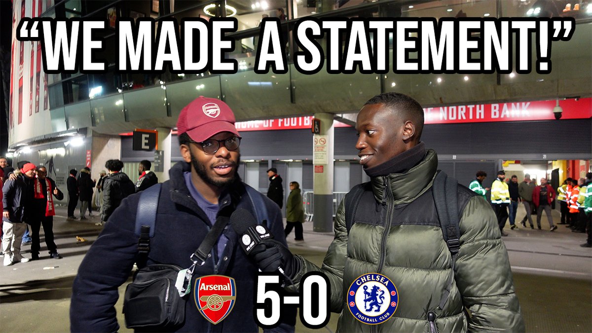 We can actually go for the TITLE! | Arsenal 5-0 Chelsea youtu.be/0zGb5dkm7MQ?si…