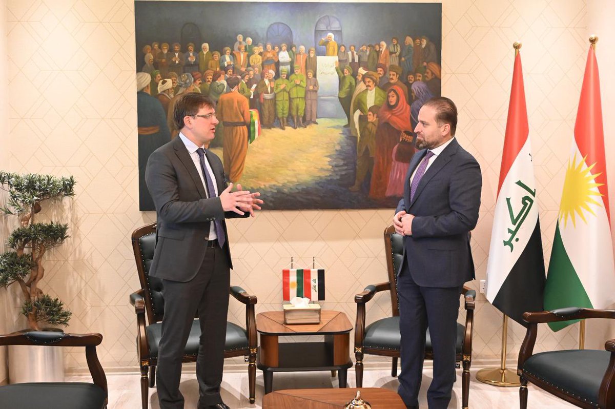 In my meeting with Consul General, Maxim Rubin of the #Russian Federation, we discussed recent developments in #KRI and ongoing regional and international issues. Also highlighted the richness of the Russian culture and its beautiful nature.