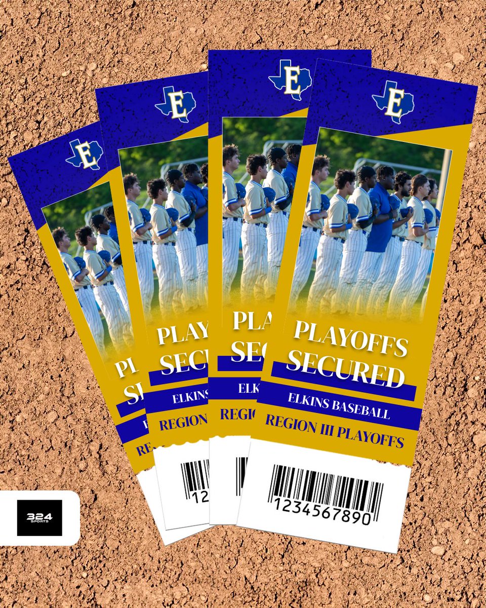 In the playoffs where #ElkinsBaseball belongs.