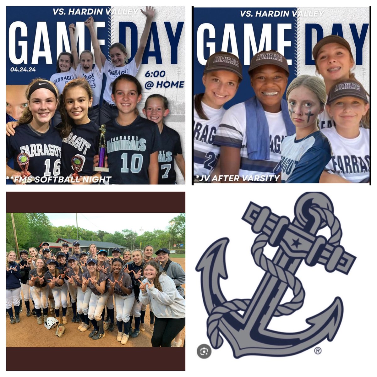 DISTRICT 4-4A SOFTBALL ⚓️🥎 TONIGHT AT 6:00 Hardin Valley Academy at Farragut Lady Admirals ⁦@FarragutSB⁩ ⁦@emactav1⁩ ⁦@prepxtra⁩ ⁦@5StarPreps⁩ ⁦@TJ3rd_⁩ ⁦@farragutpress1⁩ ⁦@West105_WFIV⁩ ⁦@Clabo_Crazies⁩ ⁦@HVASoftball⁩