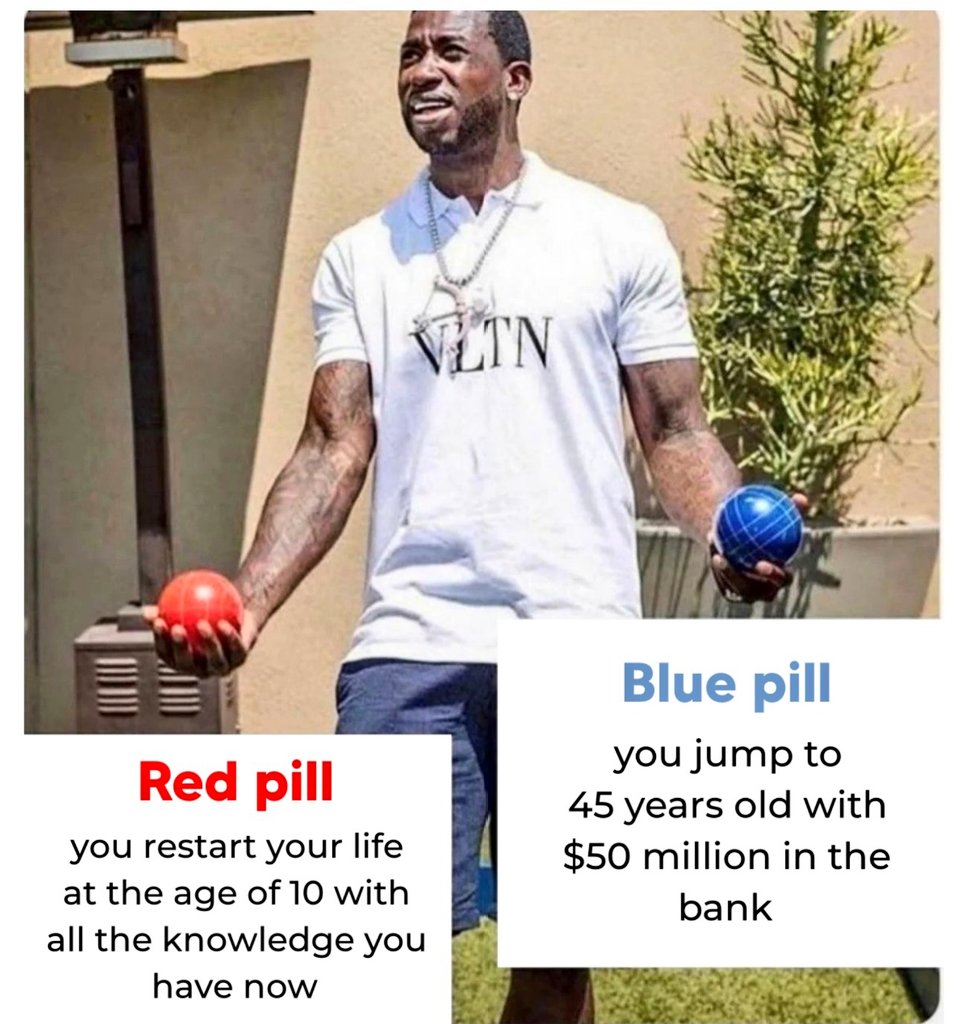 Red pill or blue pill