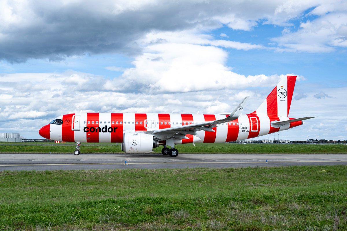 Condor takes delivery of its first Airbus #A320neo Read more here 👉 fly.airbus.com/3JCVVOk