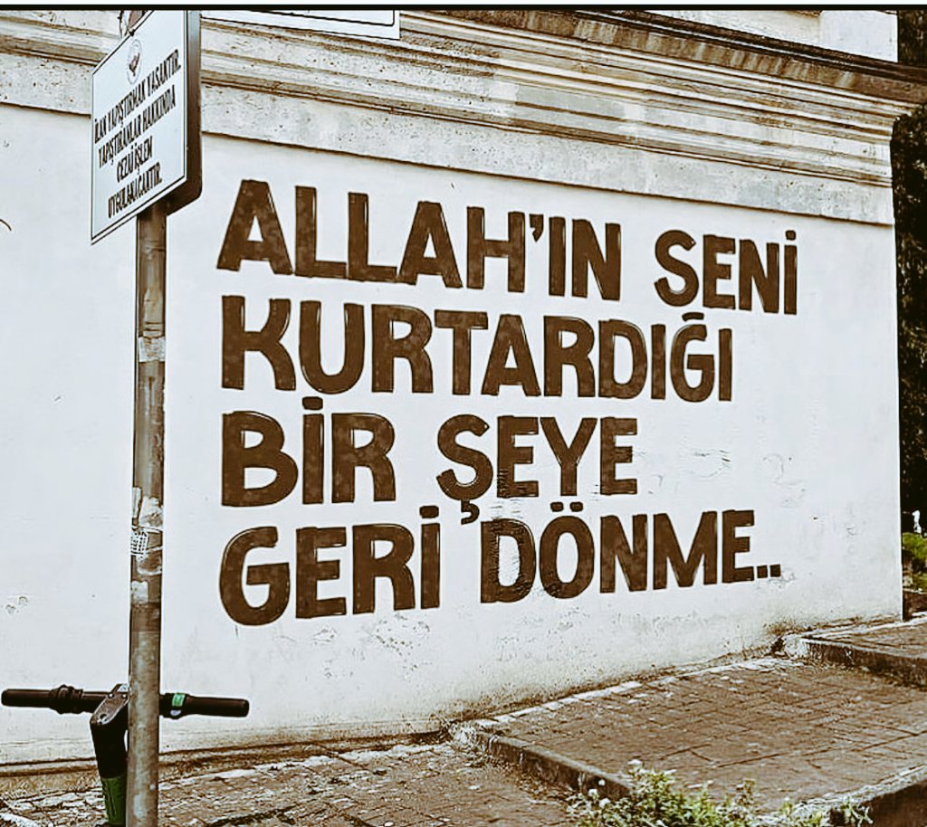 Allah'ın seni kurtardığı bir şeye geri dönme.